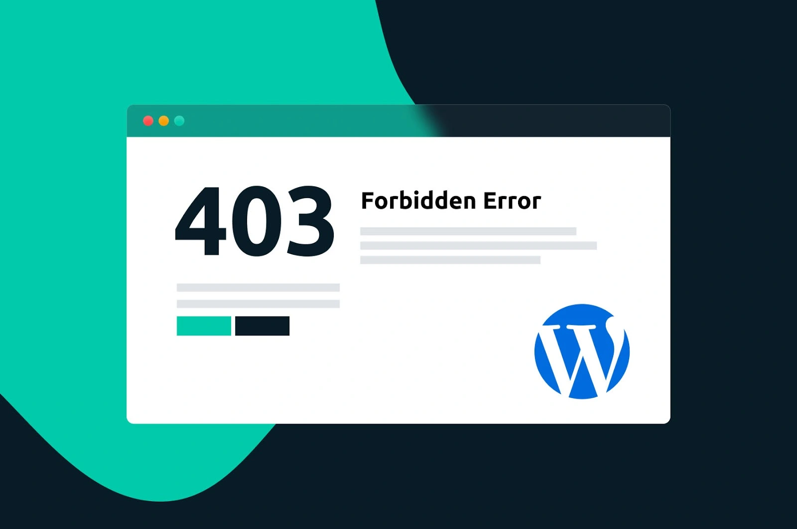 403 forbidden error in wordpress